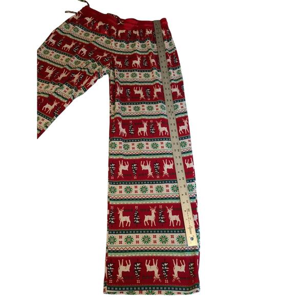 Maurice’s Christmas Pajama Pants Reindeer Bottom Large Drawstring - Picture 4 of 9
